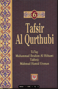 Tafsir Al-Qurthubi Jilid 6