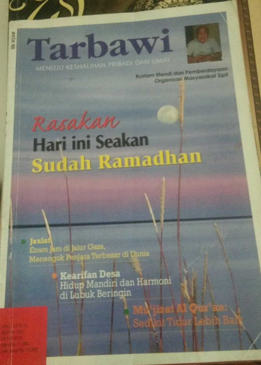 arbawi Menuju Keshaliha Pribadi dan Umat Rasakan Hari ini Seakan Sudah Ramadhan