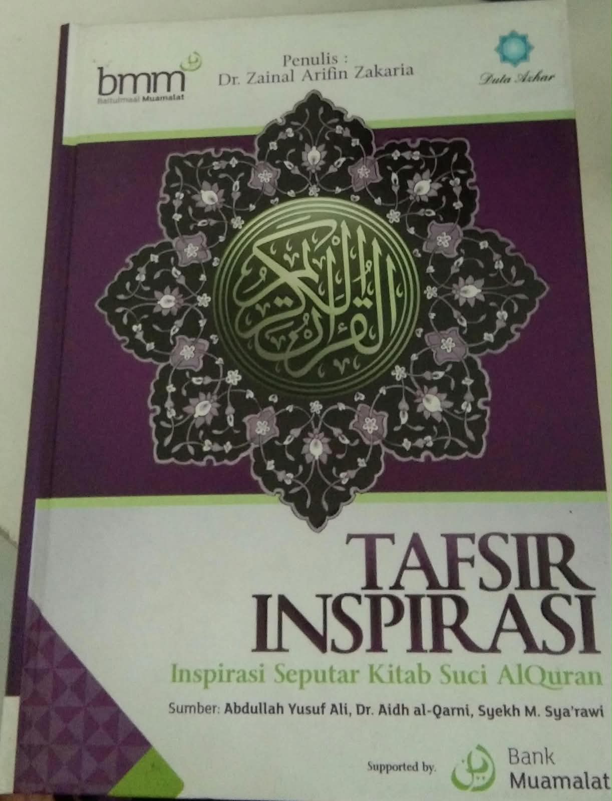 Tafsir Inspirasi Inspirasi Seputar Kitab Suci Al-Qur'an