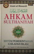 Ahkam Sulthaniyah