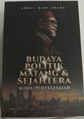 Budaya Politik Matang dan Sejahtera