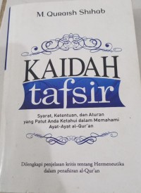 Image of Kaidah Tafsir