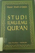 Studi Ilmu-Ilmu Qur'an