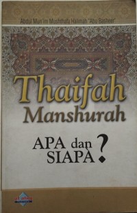 Image of Thaifah Manshurah Apa dan Siapa?